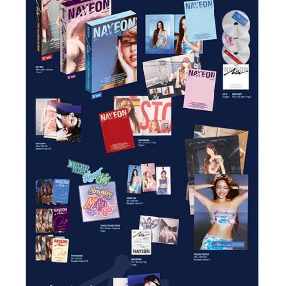 Nayeon Twice Mini Album SIGNED A / B/ C Ver Full Set Bundle Autographed🔥Sealed - Picture 5 of 11